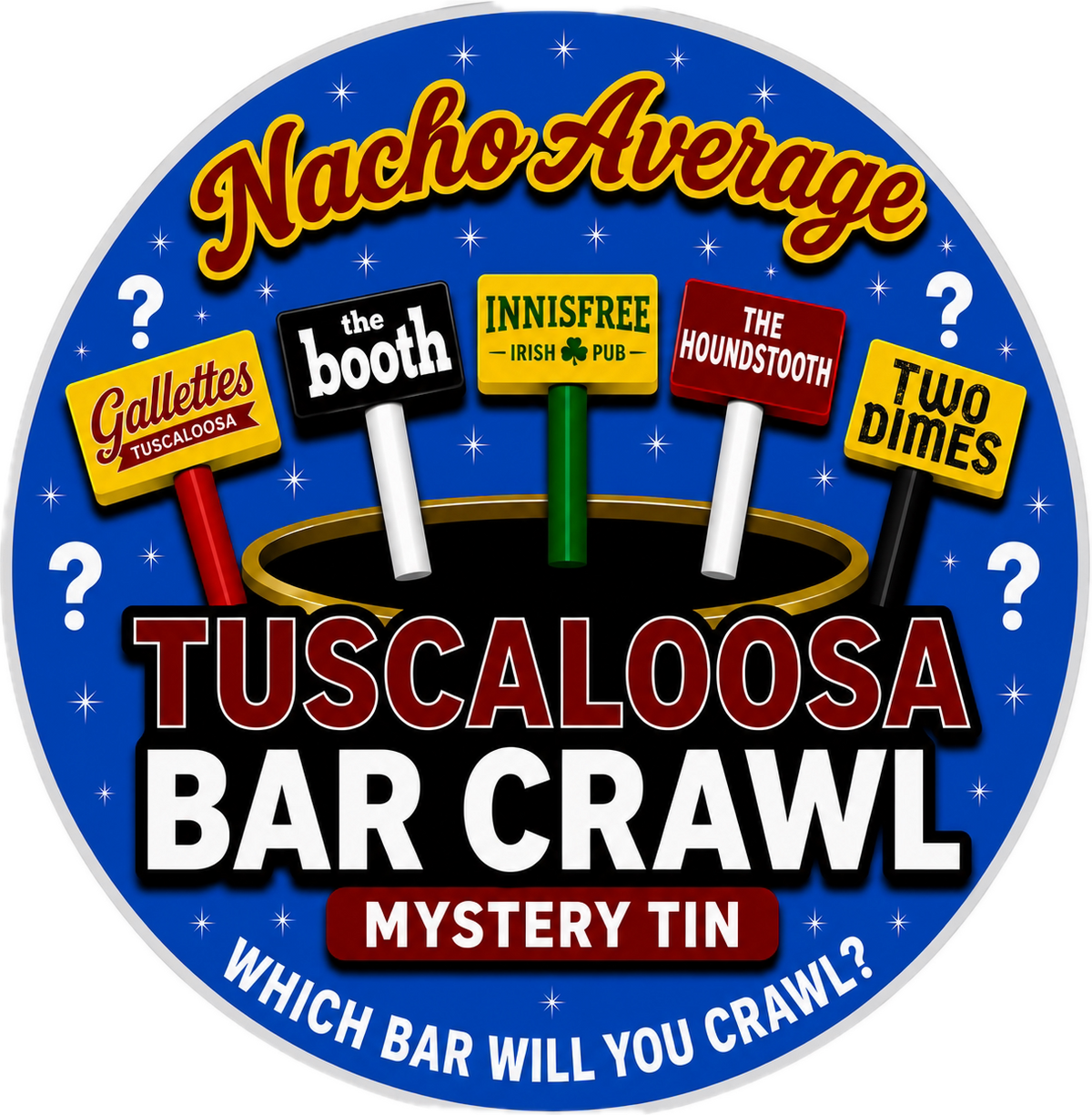 NACHO AVERAGE BAR CRAWL TINS 2026